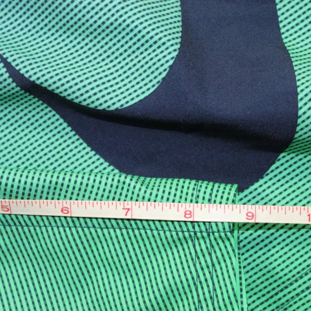 Nike Green and Blue Swim Trunks with Swoosh - LIKE NEW